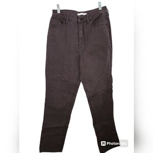 Pacsun Jeans Black Mom High Rise Faded Size 26